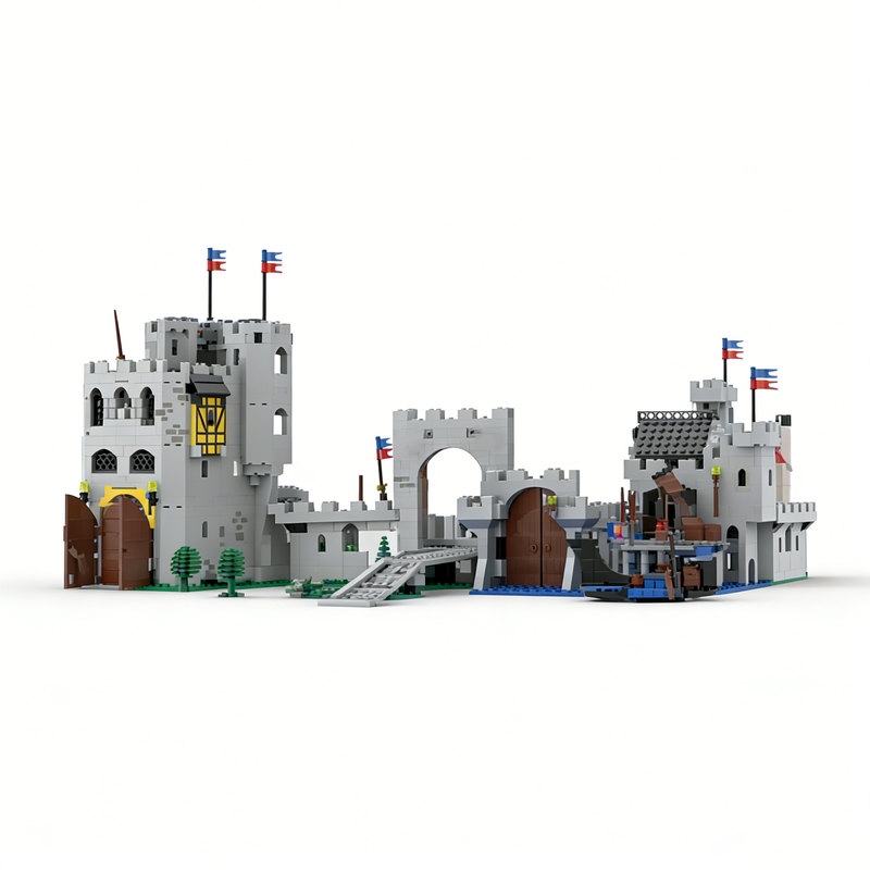 Kingdom Kids Education - 1534 Piezas MOC Castillo Clásico de