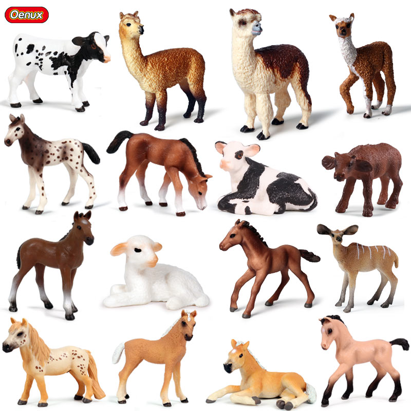 Kids Without Education - Oenux-figuras de acción de animales de