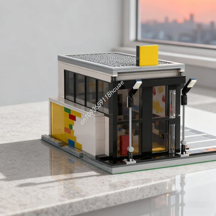 Kids Education Store - 950 piezas MOC Store, modelo modular,