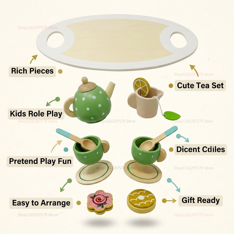 NUEVO Juego de Té de la Tarde  - Kids Education Help reseña y precio
