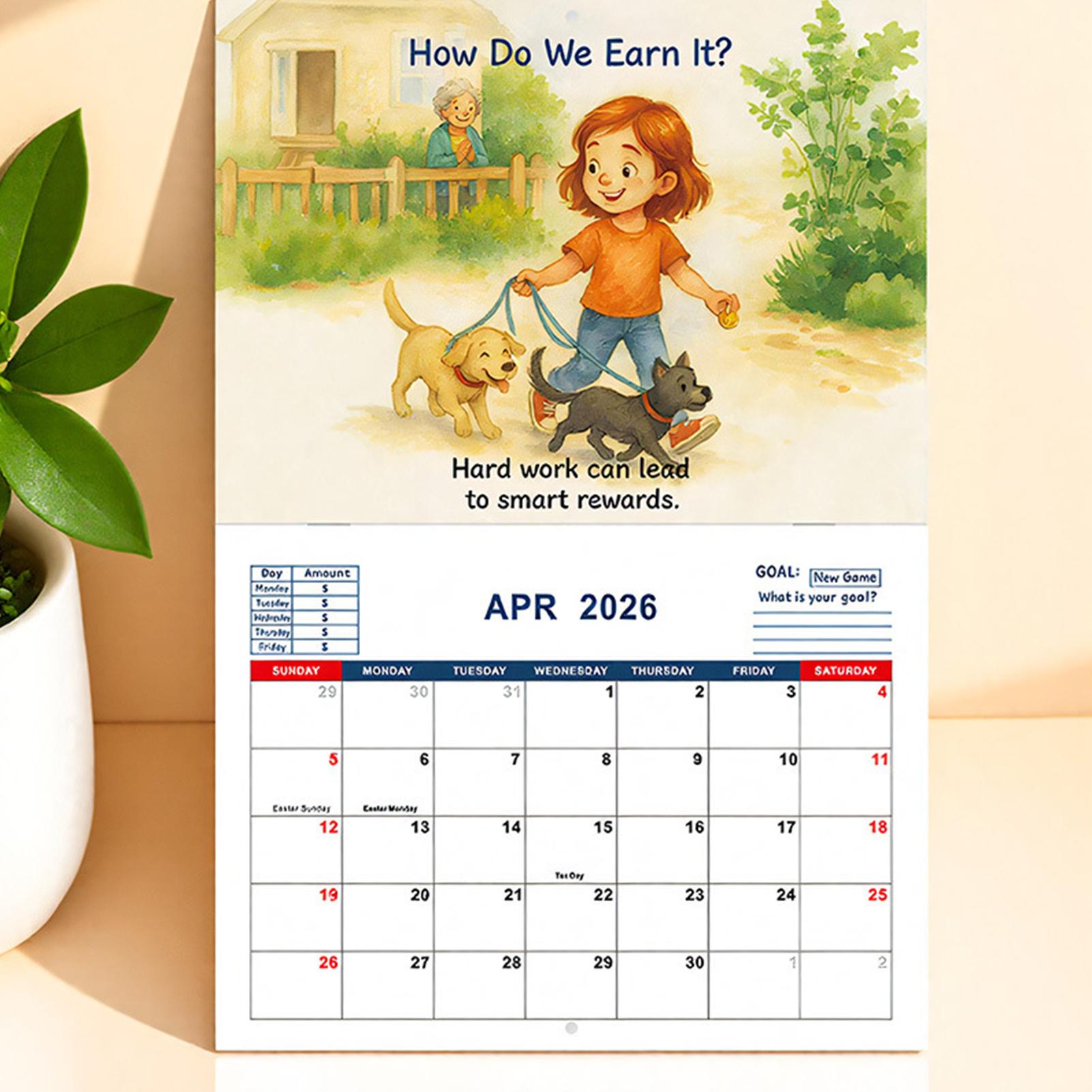 Tablero de calendario para niñ - Kids Education Plan reseña y precio