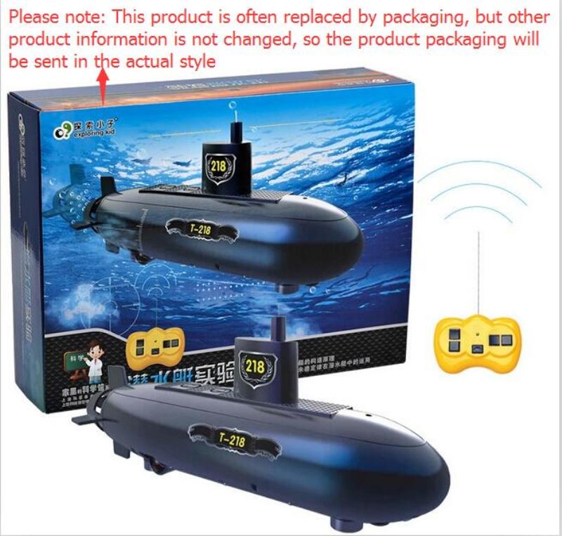 Submarino RC de control remoto - Kids Education Channel reseña y precio