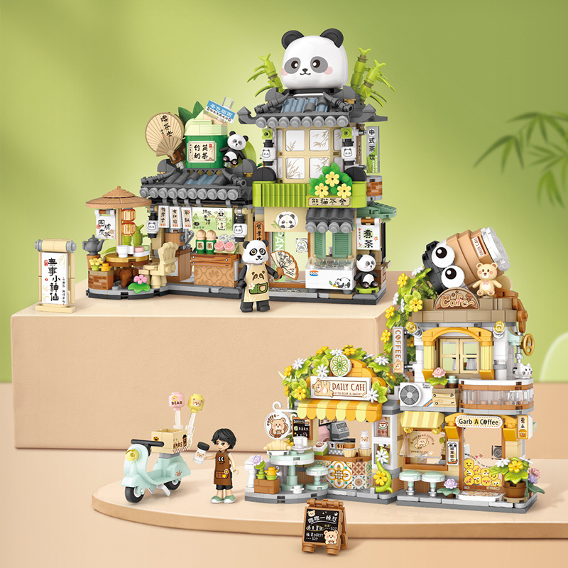 Panda Pet Zoo Coffee Shop Stor - Kids Education Store reseña y precio