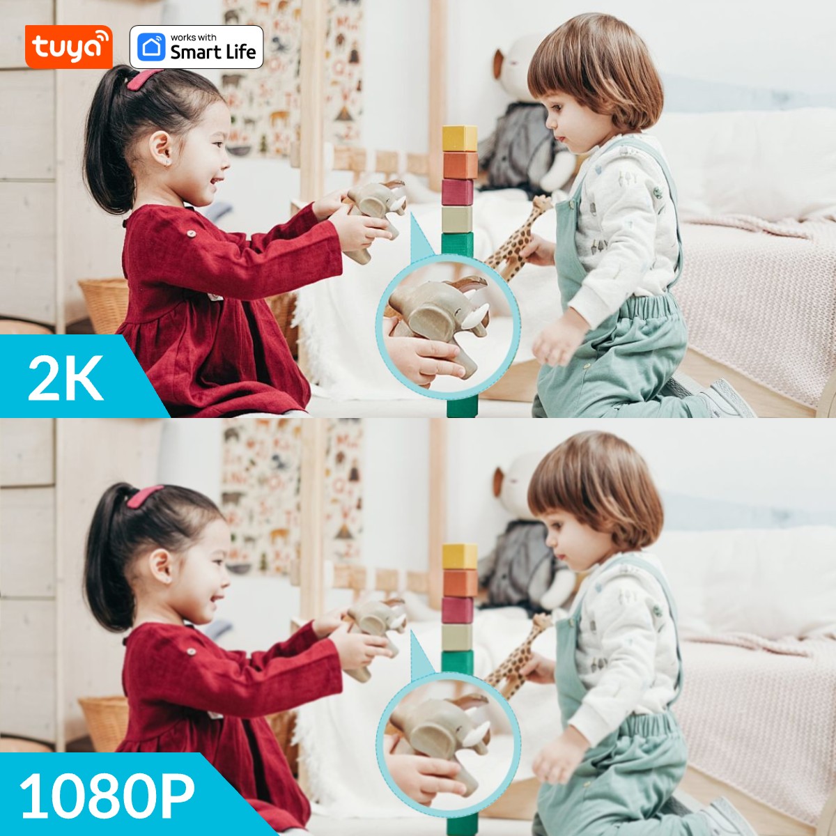 Tuya Smart 3MP HD cámara de se - Human Body Puzzle reseña y precio