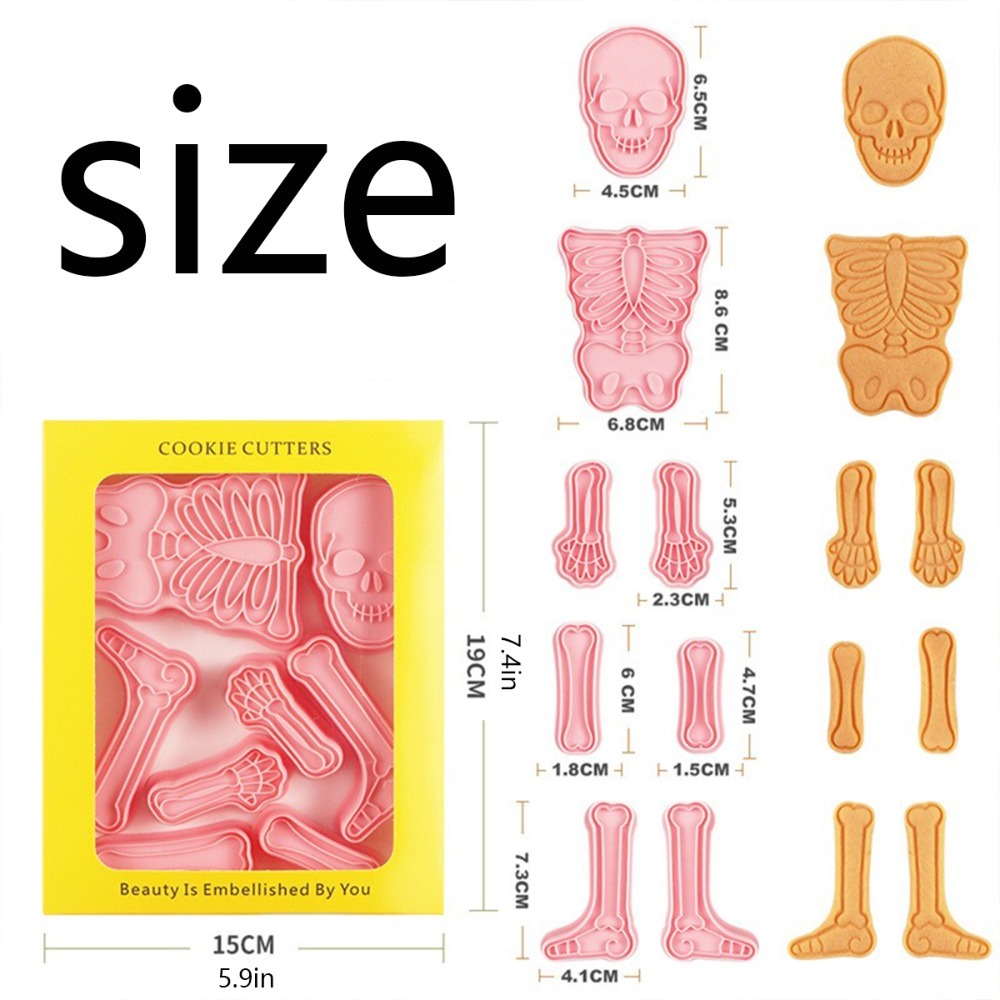 Molde de Fondant para Galletas - Human Body Puzzle reseña y precio