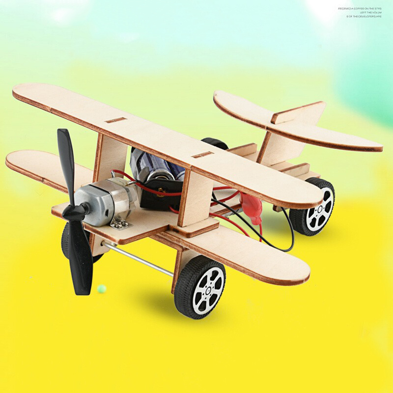 Kit de modelo biplano eléctric - Kingdom Kids Education reseña y precio