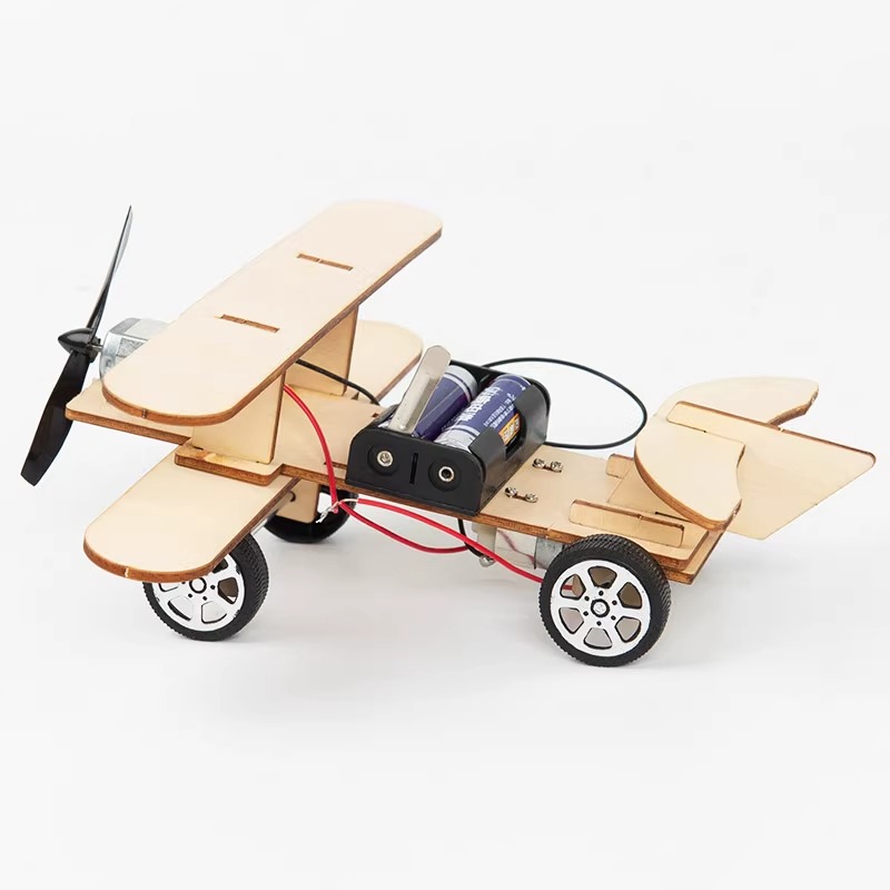 Kit de modelo biplano eléctric - Kingdom Kids Education reseña y precio